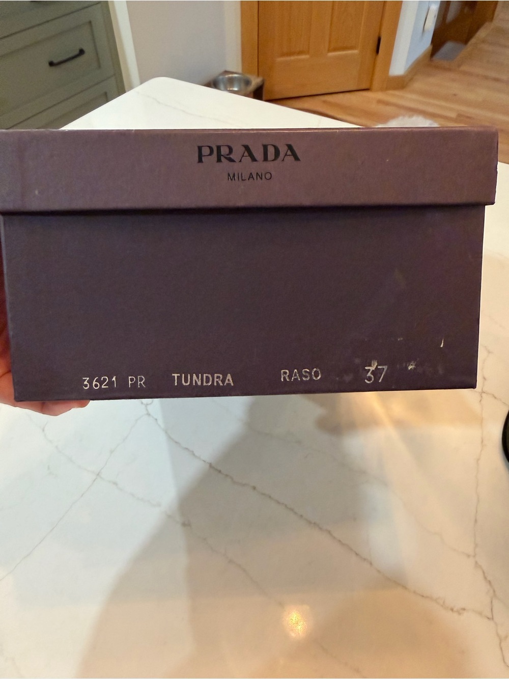 Vintage Prada "Tundra Raso" Satin Square Toe Heels - New With Original Box - Picture 6 of 9
